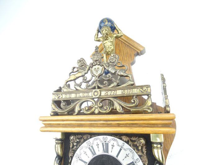 掛け時計　オランダ　Warmink社　ザーンセ時計　アンティーク Dutch Antique Vintage Wall Clock (Warmink era)