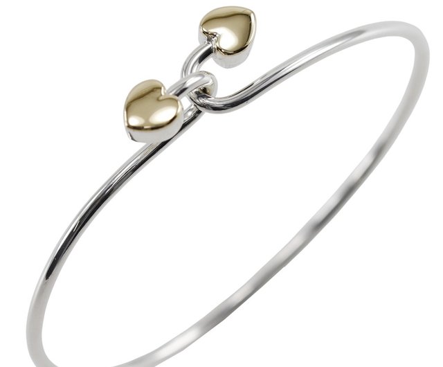 日本直送】ティファニーTIFFANY&Co. ハートバングルシルバー925