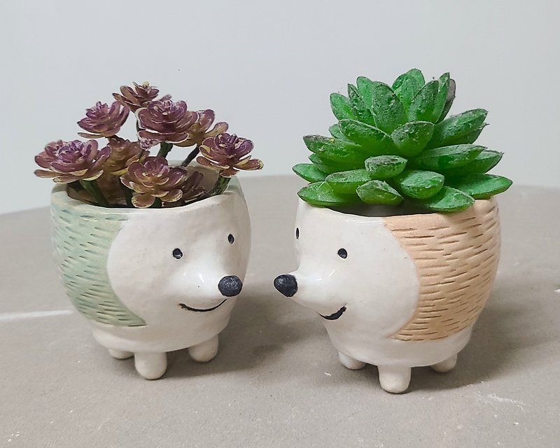 Miniature Schnauzer Ceramic Pots for Plants - Pottery & Ceramics - Pottery Multicolor