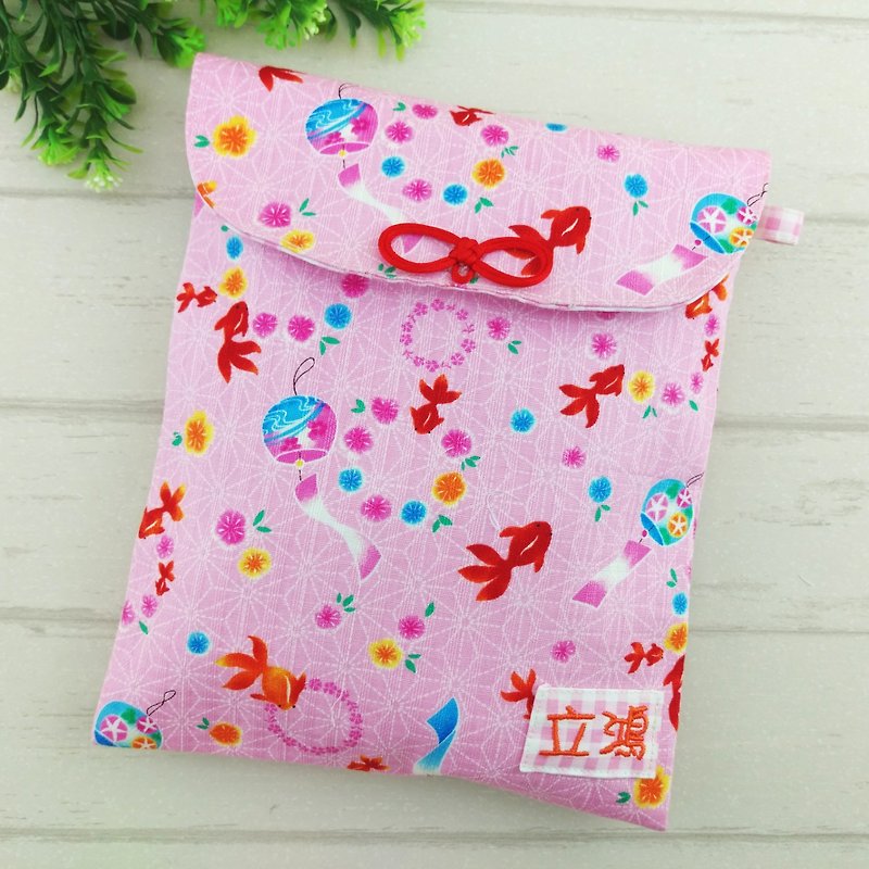 Optional cloth. Breeze diaper bag / clothes storage bag (free embroidered name) - Diaper Bags - Cotton & Hemp Pink