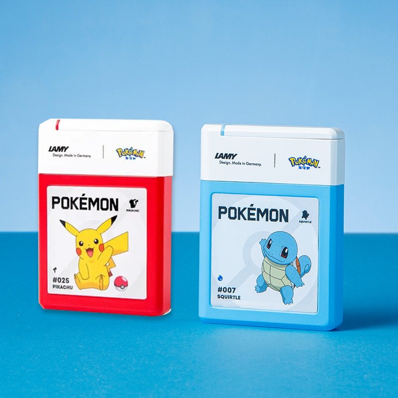 LAMY X POKÉMON / Cartridge Ink Tube Black / Joint Limited Edition - Pikachu + Squirtle - Ink - Paper Black