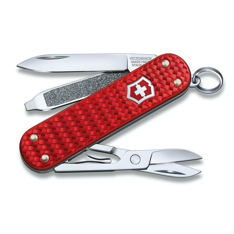 VICTORINOX Swiss Victorinox Alox Collection Aluminum Alloy Braided Red 0.6221.401G - Camping Gear & Picnic Sets - Aluminum Alloy Red