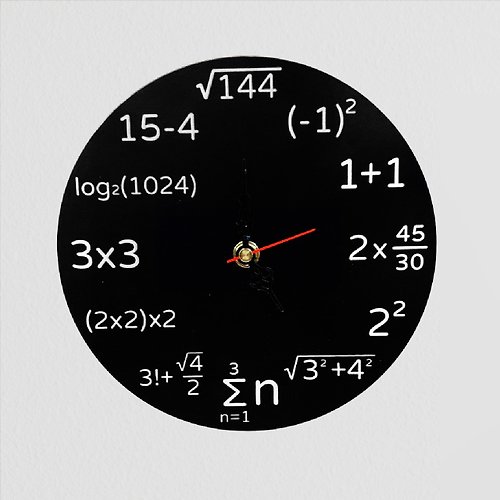 木頭方程式 【教師節禮物】算式時鐘