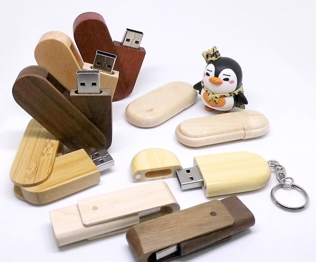 Custom USB Drives - Personalized Photo USB Drives - Wooden USBs