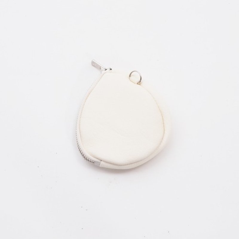 goatleather wallet （白）/小銭入れ/koishi_w - 零錢包/小錢包 - 真皮 