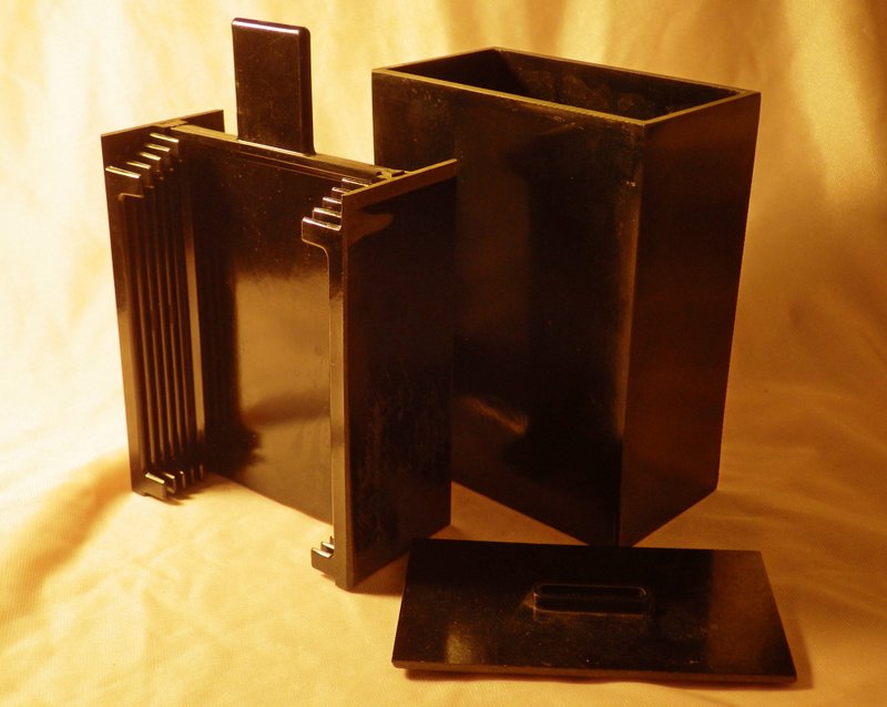 底片沖洗日光槽 10x15 公分 4x5 支架捲軸 10 屎稀有 - 相機/拍立得/底片相機 - 塑膠 黑色