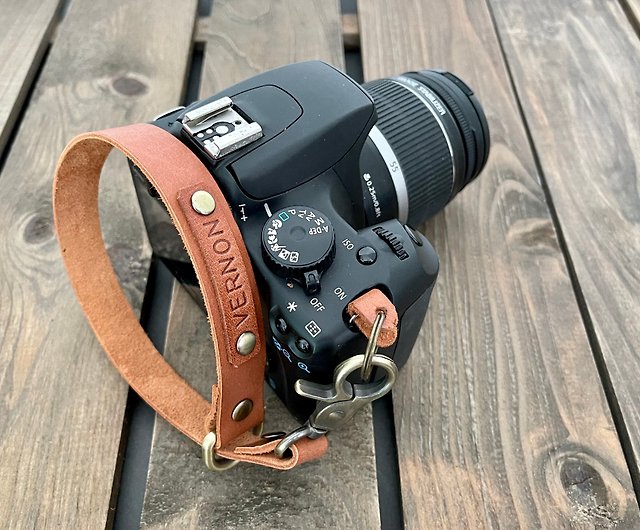 Adjustable Leather & Felt Camera Strap