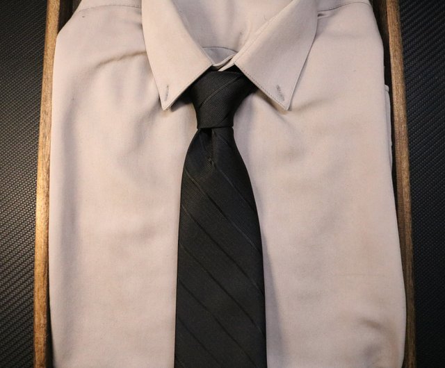 黒ウサギ刺繍ヤクザ真糸ネクタイ暗紋ビジネスnecktie - ショップ