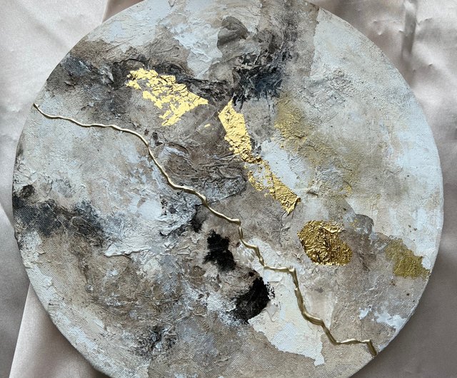 アート　絵画　インテリア海外　抽象画　モダン　ホテル　ギフト　アクリル画　丸 アート 絵画 インテリア海外 抽象画 モダン ホテル ギフト