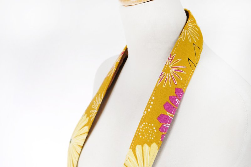Fluid pressure strap Teshi Yellow Edition - ID & Badge Holders - Cotton & Hemp Orange