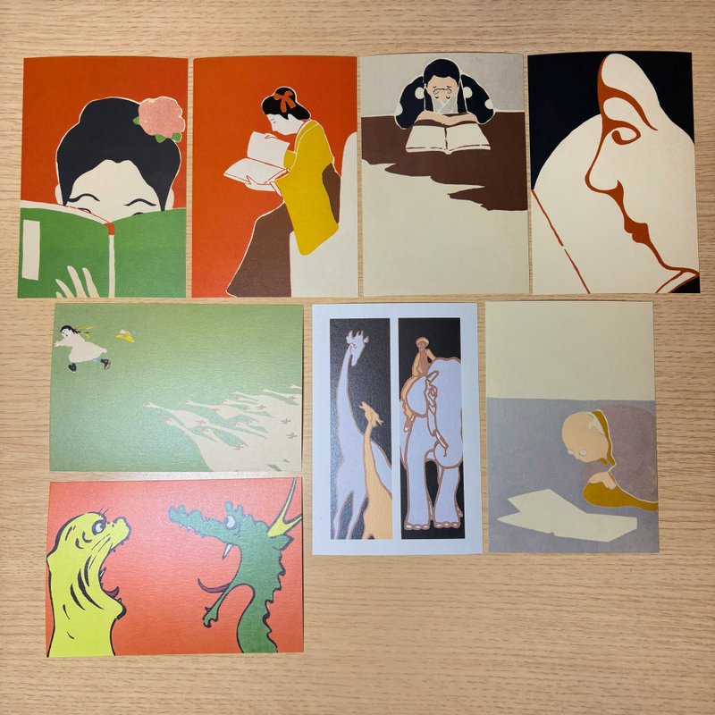 【隨機】京都芸艸堂明信片-復刻系列 - 卡片/明信片 - 紙 