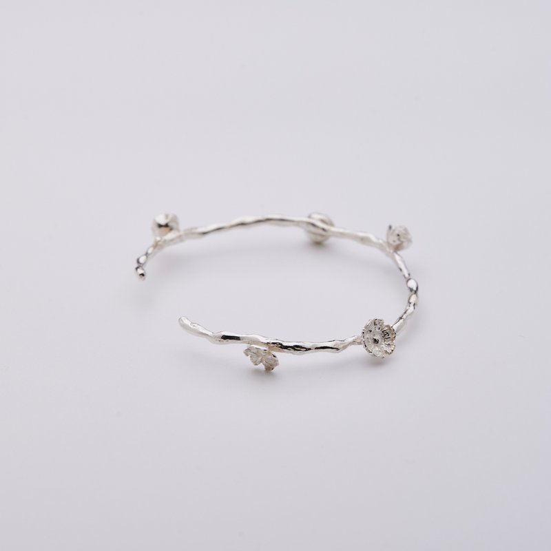 flower bracelet - Bracelets - Sterling Silver 