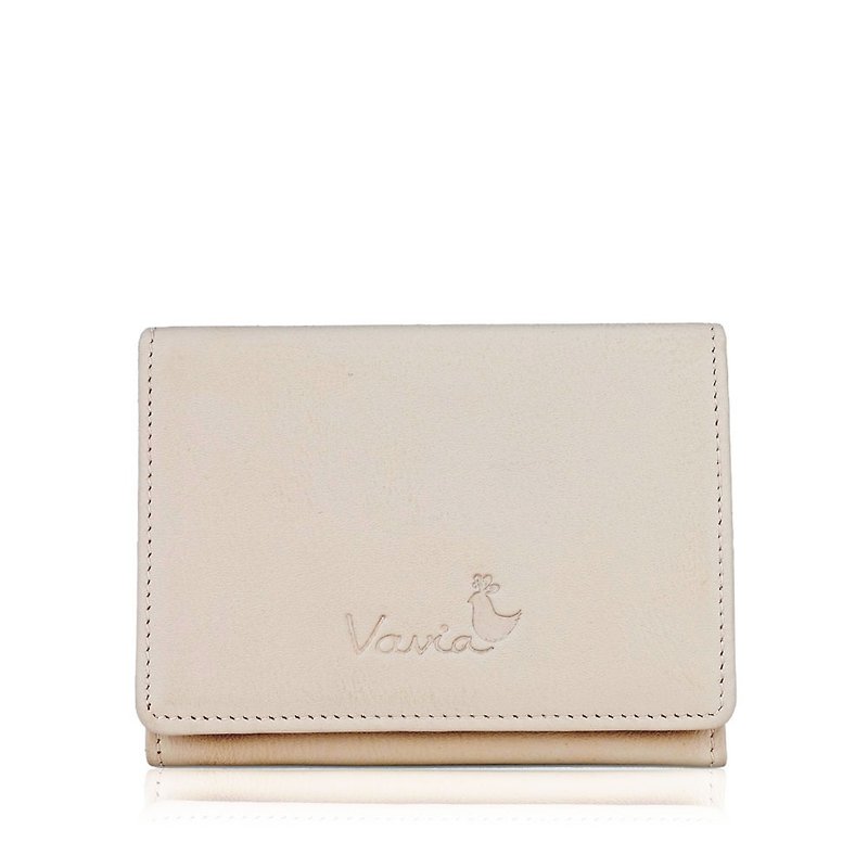 [Beige] Mini Purse / Cow Leather - Wallets - Genuine Leather Khaki