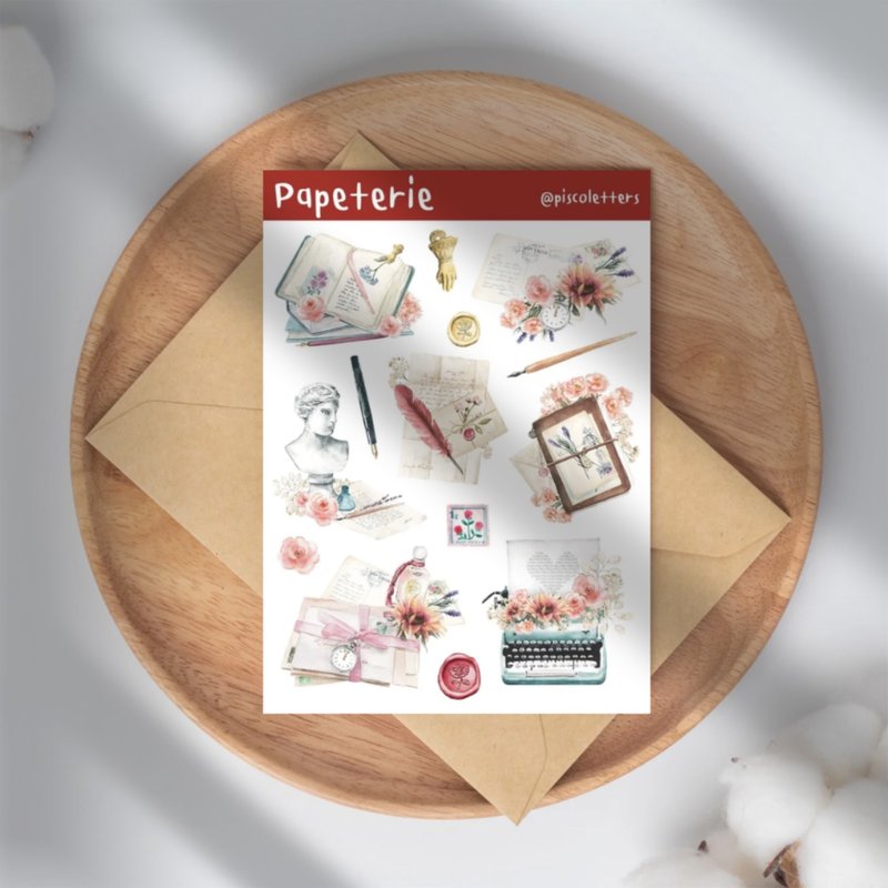Papeterie Sticker Sheet - 貼紙 - 紙 