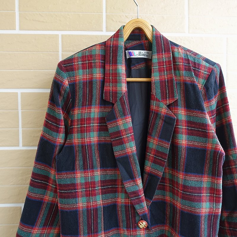 │Slowly │ suit - ancient suit jacket │ vintage. Retro. - Women's Blazers & Trench Coats - Other Materials Multicolor