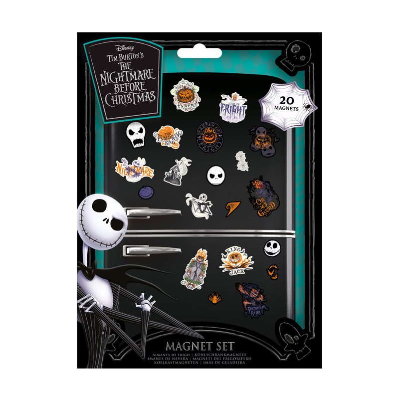 【Imported from UK】Officially Licensed The Nightmare Before Christmas - Magnets - Other Materials 