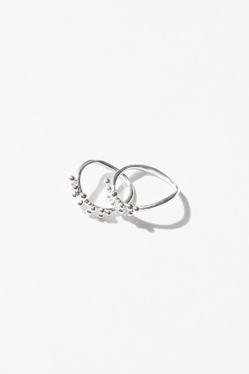 Bubbles Ring 泡泡戒指 - 戒指 - 純銀 銀色