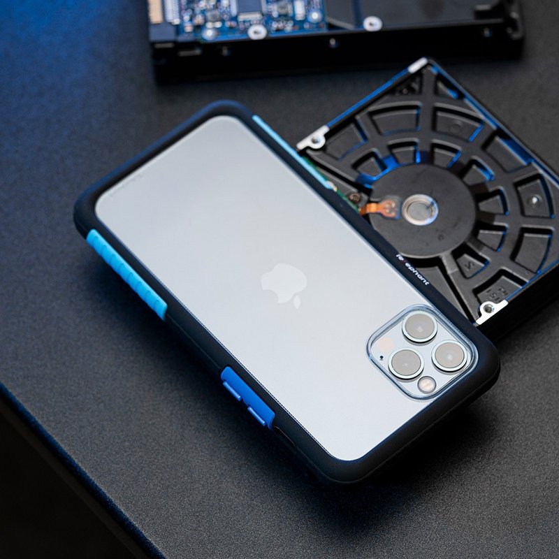 送品牌掛繩 iPhone 12系列 NMD抗汙防摔手機殼-黑聖保羅 - 手機殼/手機套 - 塑膠 