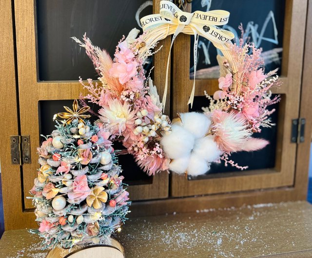 限定 深雪バージョン クリスマスリース ピンクリース ウィンター