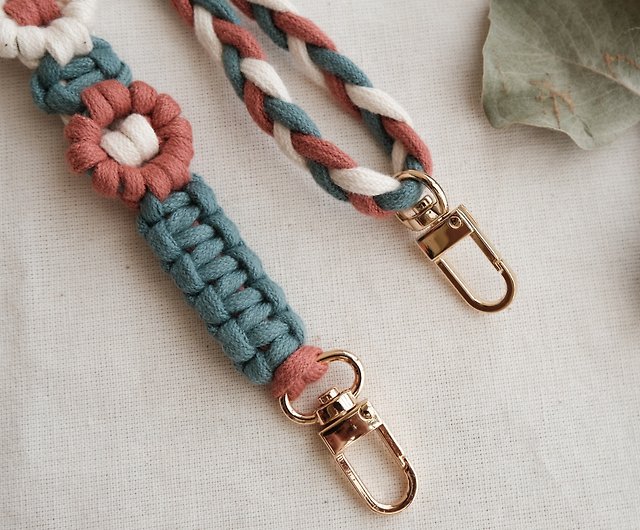 Macrame, Cell Phone Strap, DIY Kit, Free Choice of Colors, Cell Phone  Chain, Boho, Length 120 Cm, Braided 