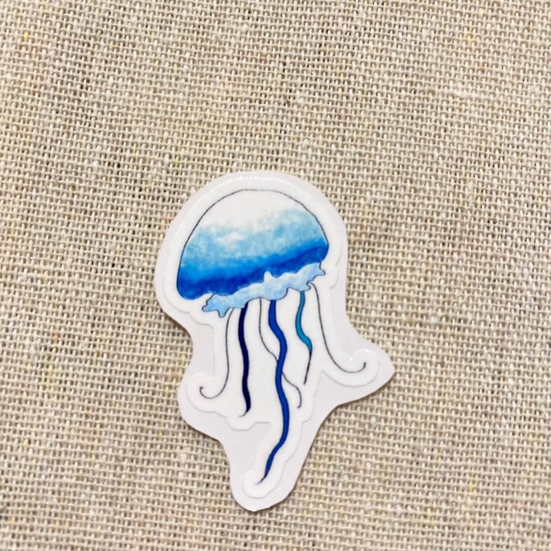 Jellyfish Stickers - สติกเกอร์ - วัสดุกันนำ้ 