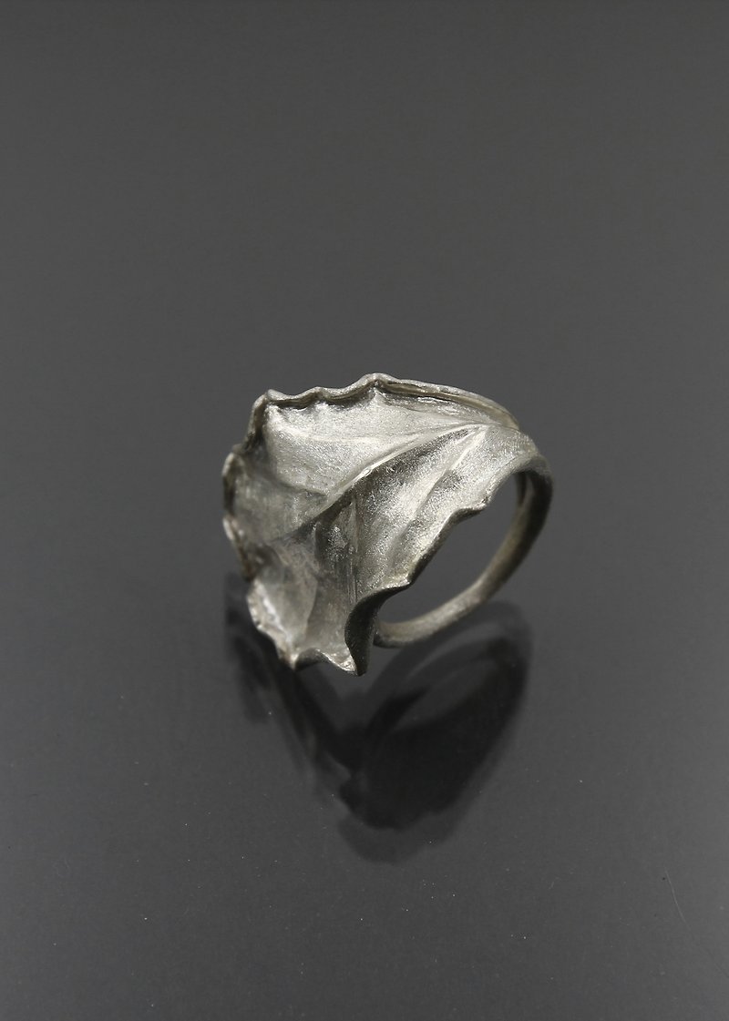 -Curled up-Ring - General Rings - Sterling Silver Silver