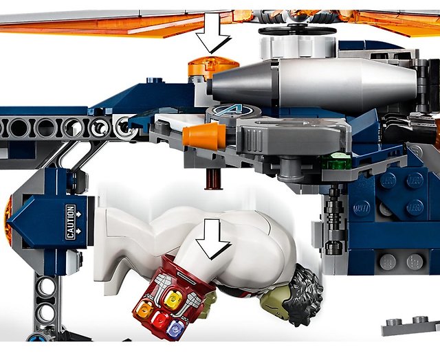 即日発送 レゴ (LEGO) アベンジャーズ ハルクのヘリコプターレスキュー