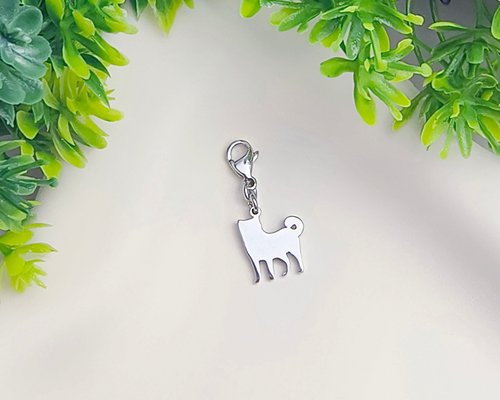 吳小姐3d訂製珠寶 柴犬小吊飾- 狗狗剪影系列-抗敏醫療鋼