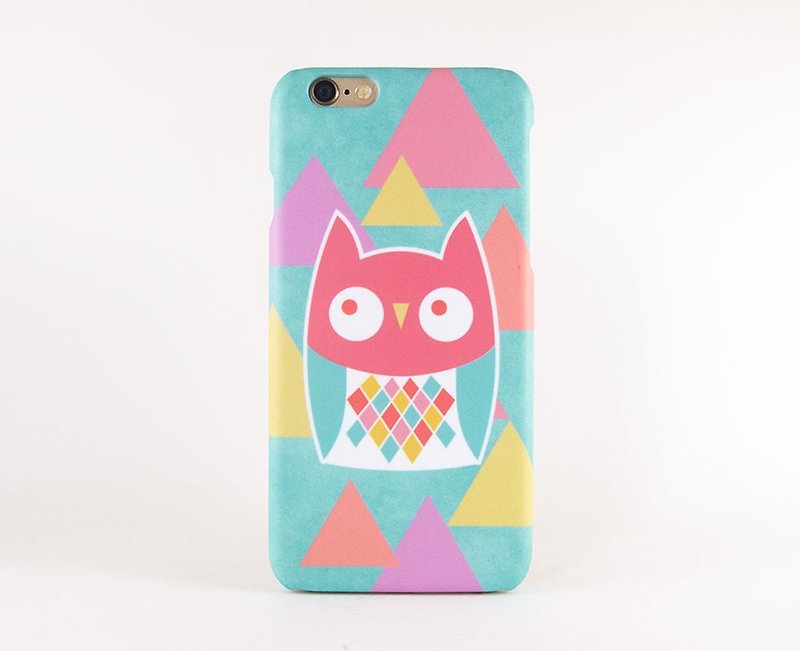 Sweet Owl iPhone case 手機殼 เคสมือถือนกฮูก - Phone Cases - Plastic Green