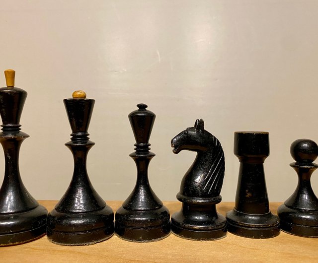 Soviet chess set Botvinnik-Flohr II 30s vintage in -  Portugal