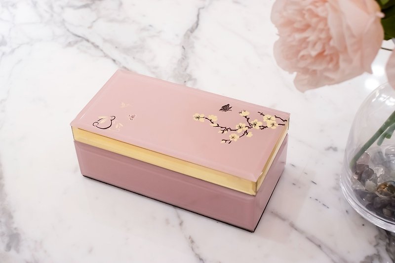 The first choice for graduation gifts [Rabbit My Love Treasure Box] - กล่องเก็บของ - แก้ว สีเหลือง
