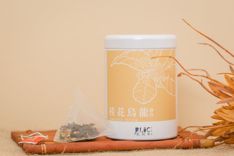 DLIC TEA |  Osmanthus Oolong Tea / Rose Black Tea 5 items collection Canister - Tea - Fresh Ingredients White