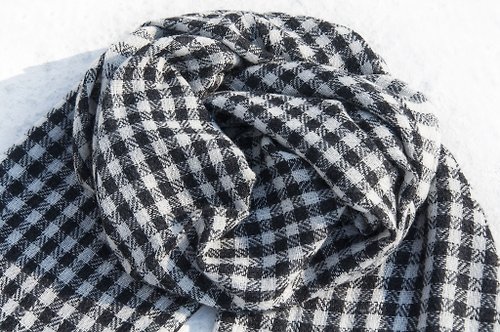 omhandmade 喀什米爾Cashmere/針織圍巾/純羊毛圍巾/羊毛披巾/手織圍巾-英式