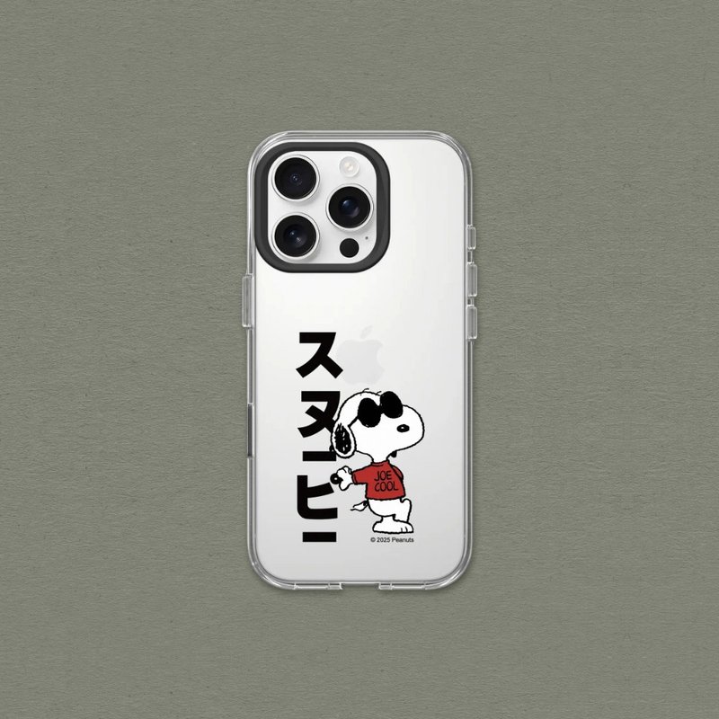 Clear透明防摔手機殼∣Snoopy史努比/Joe Cool for iPhone - 手機殼/手機套 - 塑膠 透明