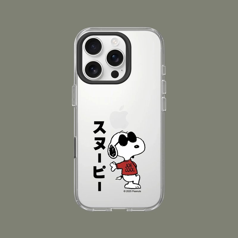 Clear透明防摔手機殼∣Snoopy史努比/Joe Cool for iPhone - 手機殼/手機套 - 塑膠 透明