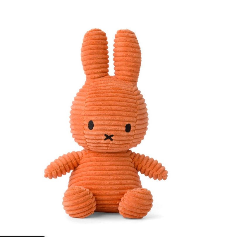 Miffy 米菲燈芯絨南瓜橙 - 寶寶/兒童玩具/玩偶 - 棉．麻 多色