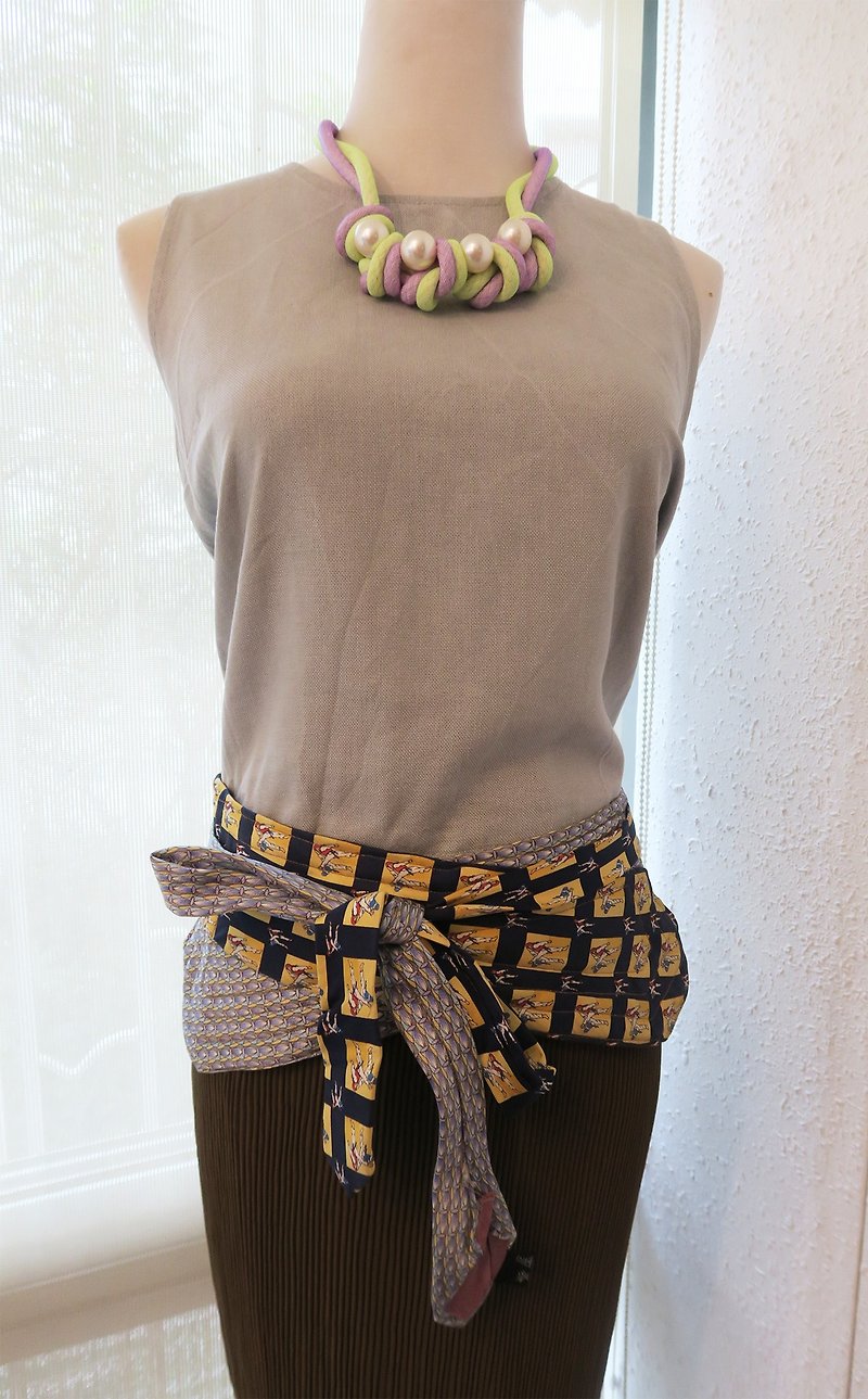 vintage belt - Belts - Cotton & Hemp Multicolor