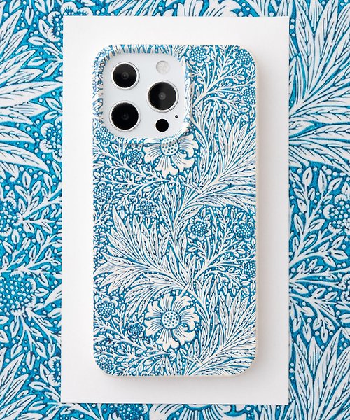 jubileedesign 威廉莫里斯設計 iPhone 13 PRO 生物可分解性環保手機殼 湛藍