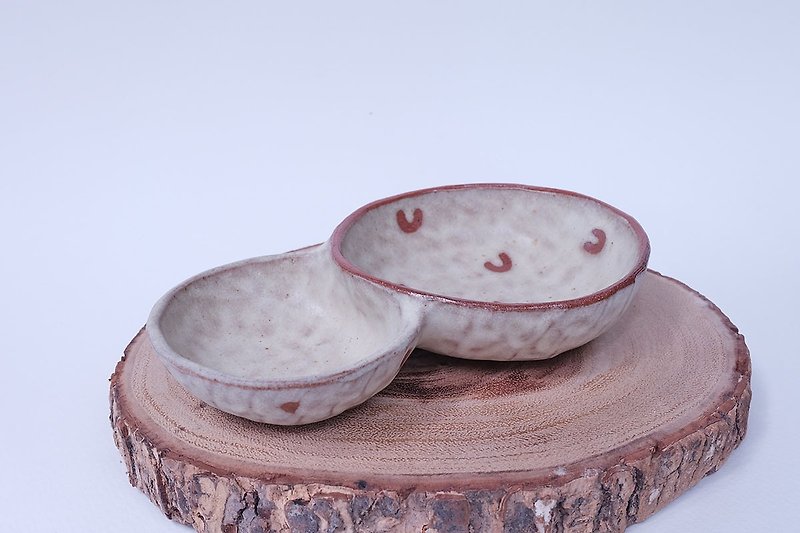 Ceramic plate , bowl , sauce , handmade , unique , hand forming - Cutlery & Flatware - Pottery Khaki