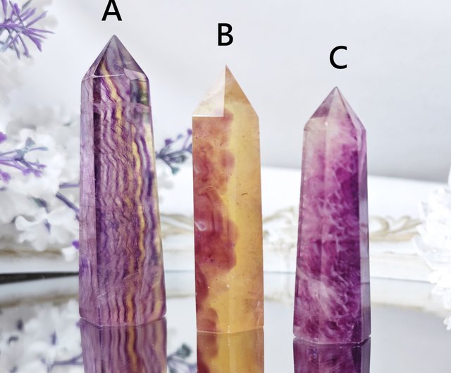 Feather Fluorite shops Obelisk B