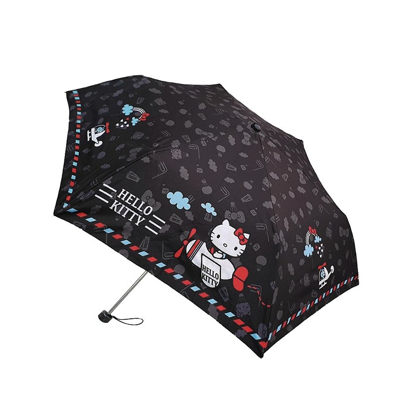 Sanrio Hello kitty Tri-fold Omelet Umbrella - ร่ม - วัสดุกันนำ้ หลากหลายสี