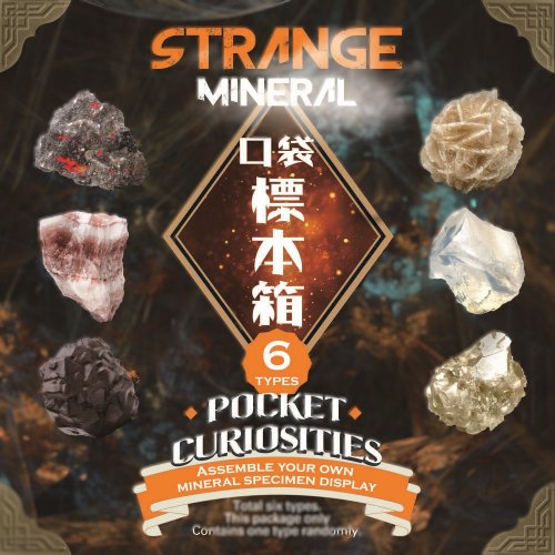 賽先生科學工廠 口袋標本箱盲盒-奇怪的礦石系列(六款隨機出貨)