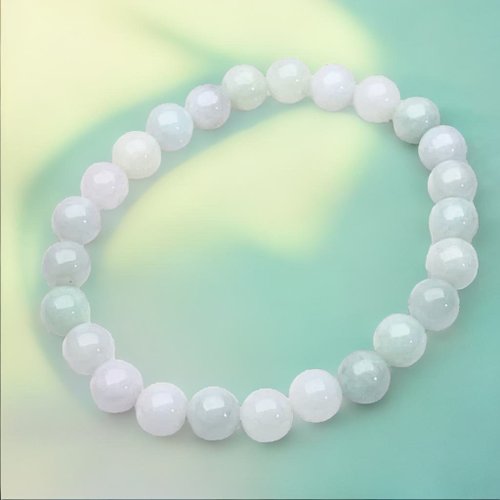 瓔珞珠寶盒 E.L.Jewelry Box 【好運連連】飄綠花翡翠手珠手鍊 | 天然緬甸玉翡翠A貨 | 送禮