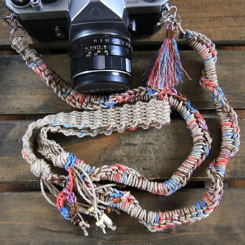 one of a kind/Hemp Camera-strap #95 - กล้อง - ผ้าฝ้าย/ผ้าลินิน หลากหลายสี