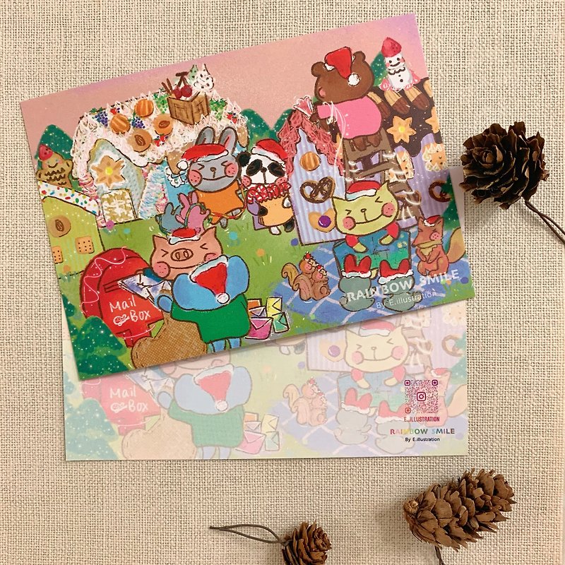 Warm and colorful Christmas card series - การ์ด/โปสการ์ด - กระดาษ หลากหลายสี
