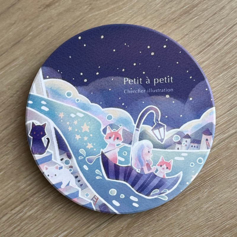 【現+預】漂流星星海陶瓷吸水杯墊-Petit à petit系列 - 杯墊 - 陶 多色