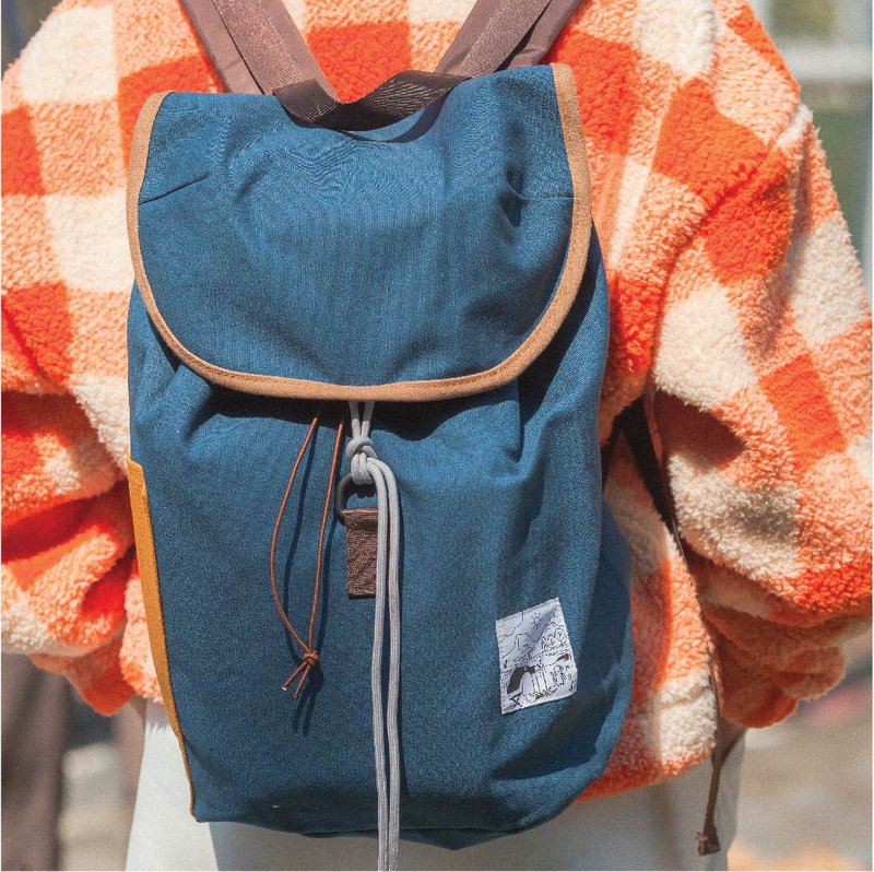 背包 Bruno / 深藍 - 後背包/背包/書包 - 其他材質 藍色