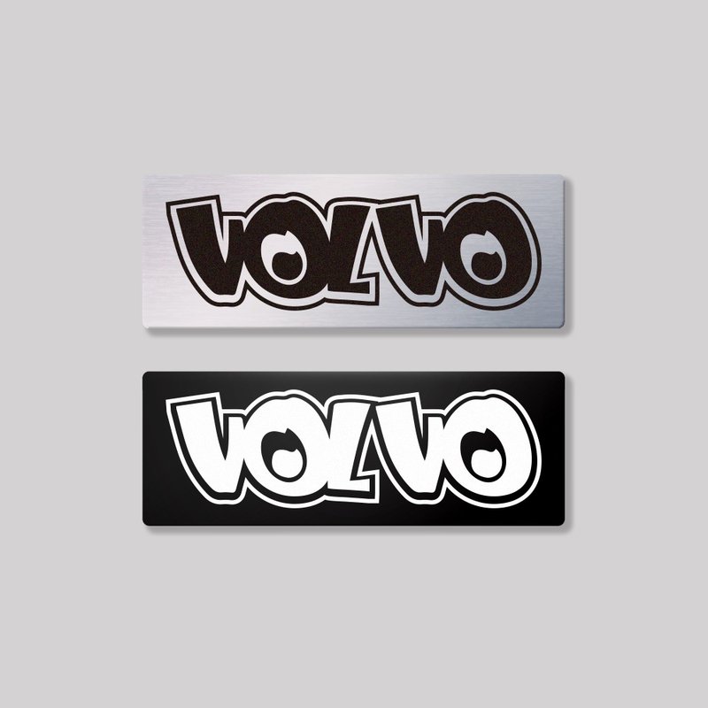 VOLVO/HHP/aluminum plaque SunBrotherSun Brothers - Stickers - Aluminum Alloy 