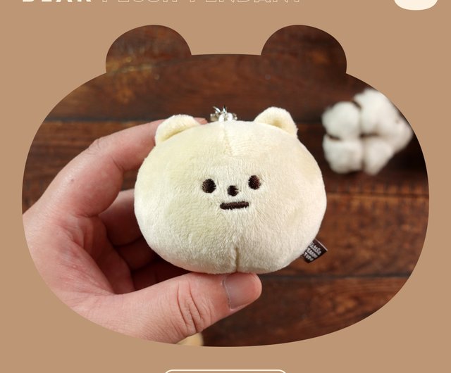 クマぬいぐるみペンダント BRIGHT BEAR シロクマ シロクマ