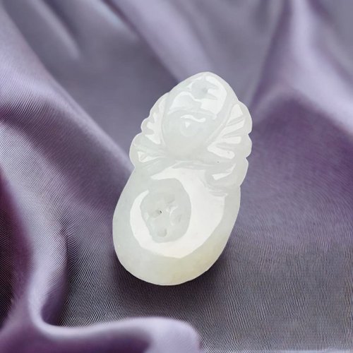 瓔珞珠寶盒 E.L.Jewelry Box 冰糯種翡翠福在眼前吊飾 | 天然緬甸翡翠A貨 | 送禮